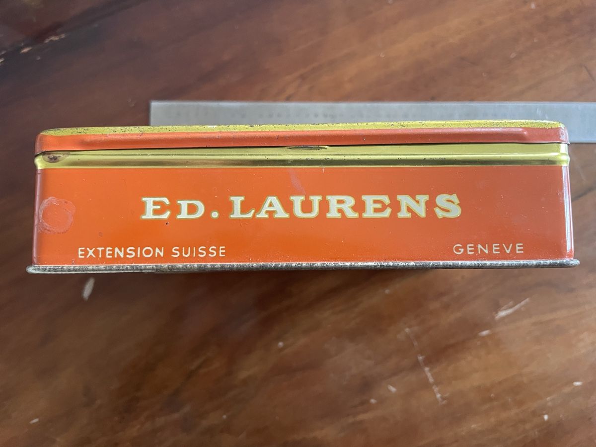 Sigari: Vintage Ed. Laurens Zigarren Blechdose Schweiz – Usato da Zürich venduto da mimikiki100 1