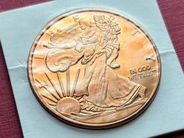 USA Walking Liberty 1 unze AVDP Copper 999
