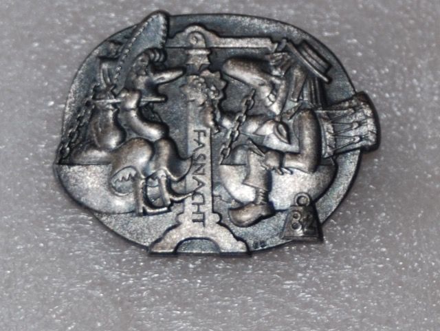 Placchette & Badge: Basler Plakette Silber 1982 – Usato da Basel venduto da veralt