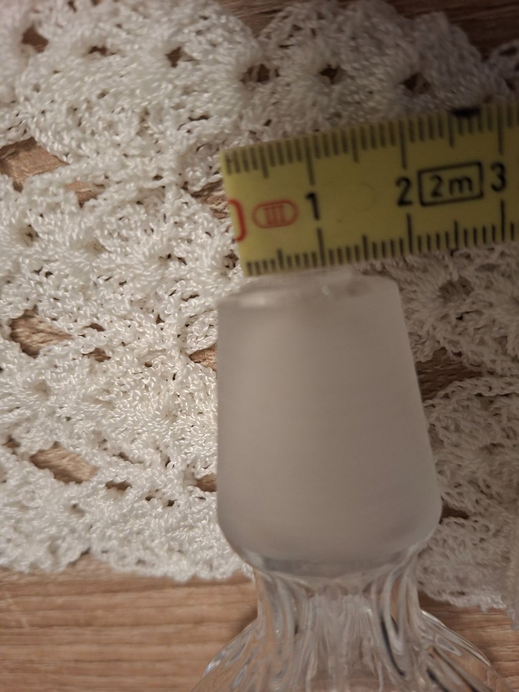 Caraffe: Gläserner Karaffenstopfen gerippt für Karaffe oder Flasche – Usato da Ehrendingen venduto da CHMEX 3