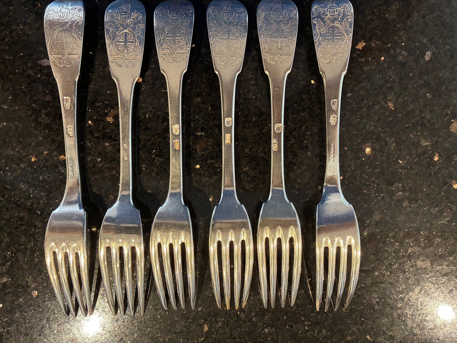 Set di posate: Besteck Silber 800 / div. Stempel – Usato da Gümligen venduto da Roe22 6