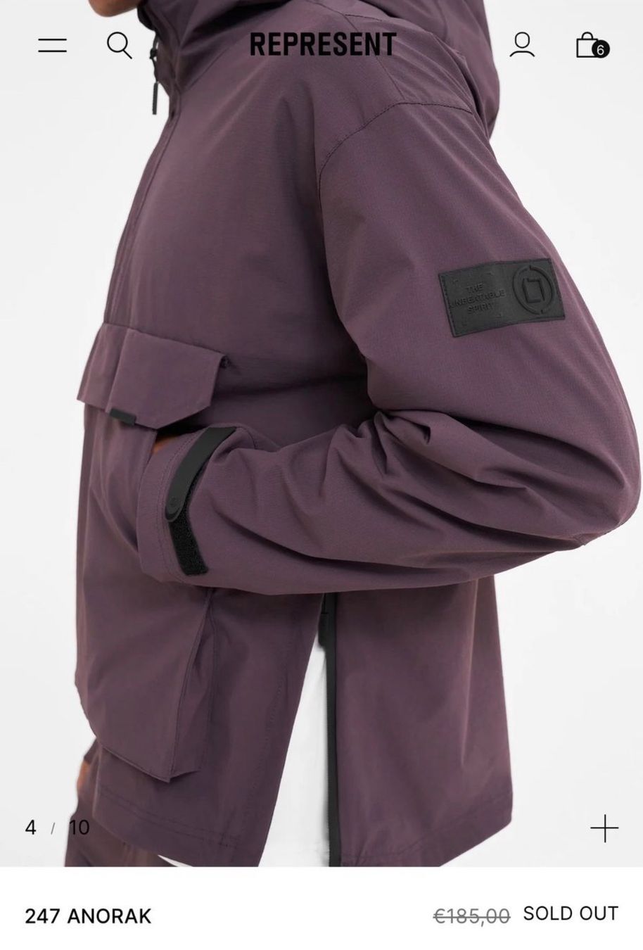Represent Giacche: Represent 247 Anorak plum M – Usato da Langenthal venduto da lau_vv9q 5