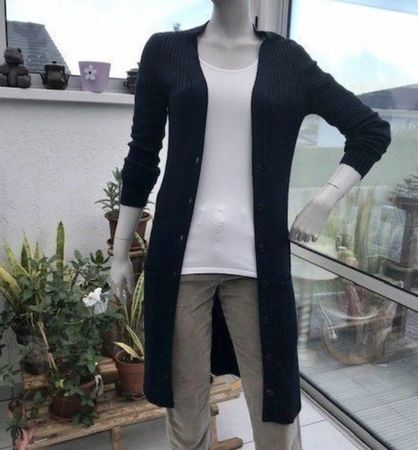 See by Chloé: Cardigan long bleu marine S/M  100% laine