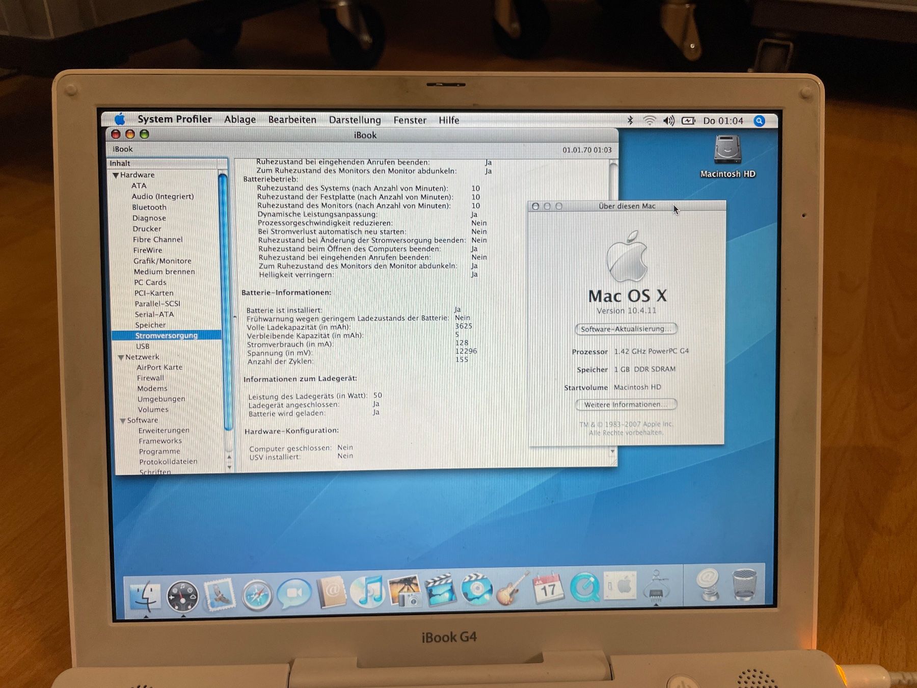 Apple Notebooks: 2 iBook G4 14,1-Zoll – Gebraucht aus Port von hgn1 9