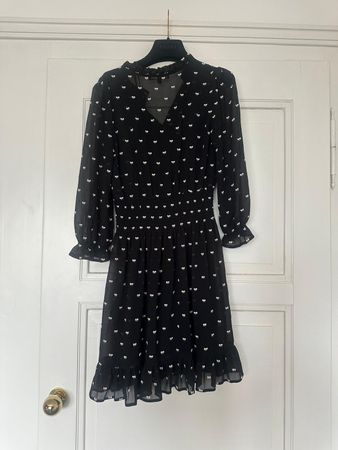 Elegantes Maje Sommerkleid mit Schleifenmuster, Grösse 36