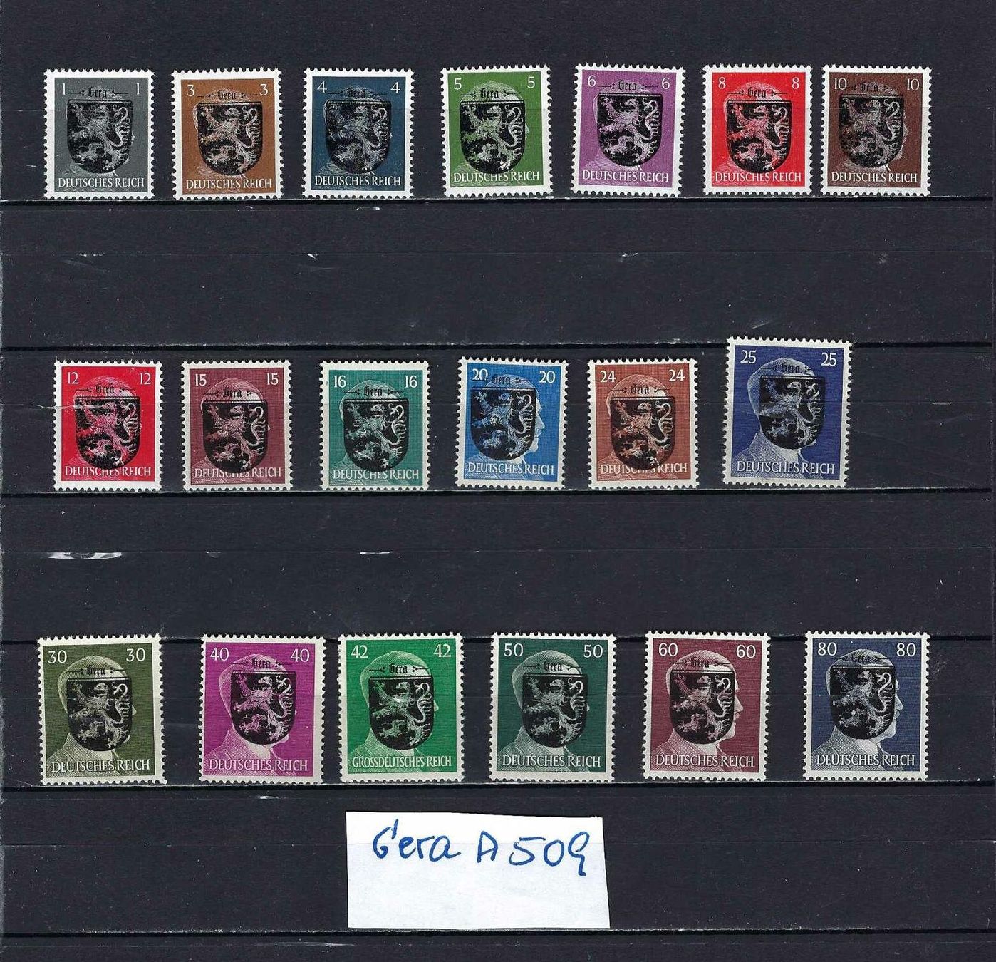 Alle Briefmarken: WKII Lokalausgabe Gera ** – Neu und originalverpackt aus Altstätten SG von Nandodax