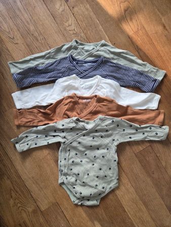 5 Baby Wickeldodys Langarm Gr. 74