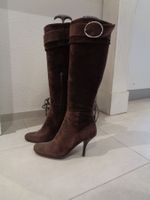 Echt Wildleder Stiefel braun von Pittioro Gr. 36 - 220125