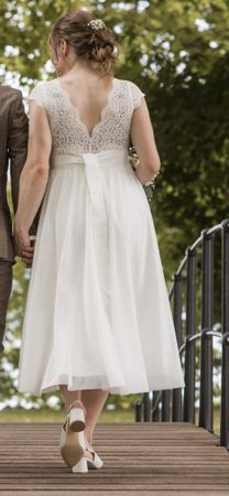 Brautkleid von Piqyourdress, Grösse L
