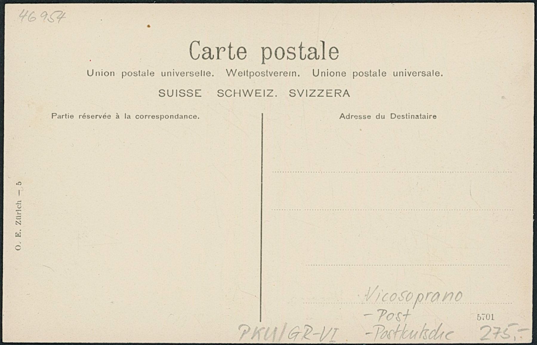 Cartes postales: GR Vicosoprano - Post - Postkutsche - Maloja Pass – Neuf (Voir description) à Schindellegi par leecollect 1