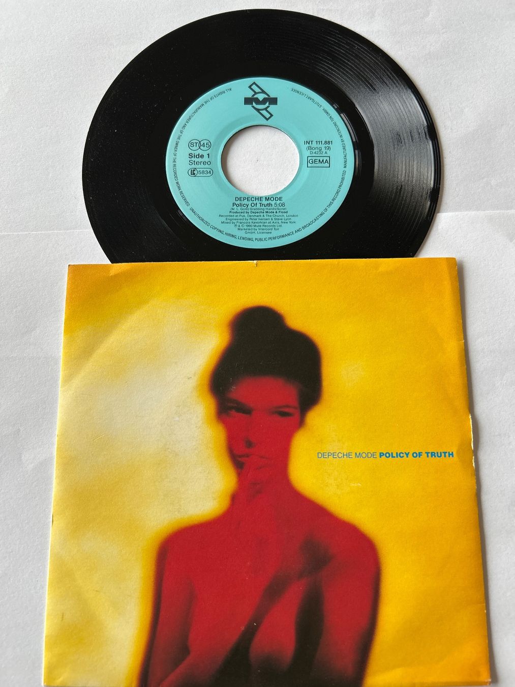 Dischi in vinile: Depeche Mode. 1990. Policy of Truth – Usato da Faulensee venduto da Mizuno06