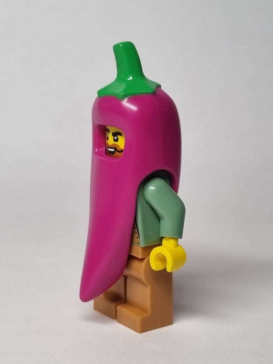 Lego Kit di costruzioni: LEGO BAM Easter 2025 Magenta Chili Pepper Costume Guy – Nuovo (secondo la descrizione) da Basadingen venduto da NekoBricks 3