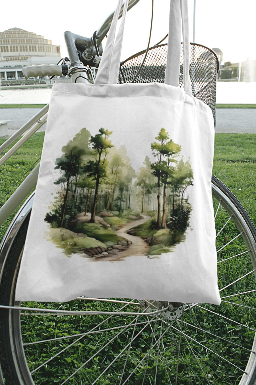 Taschen: Baumwolle Tasche Wald NEU – Neu und originalverpackt aus Balsthal von tudorf