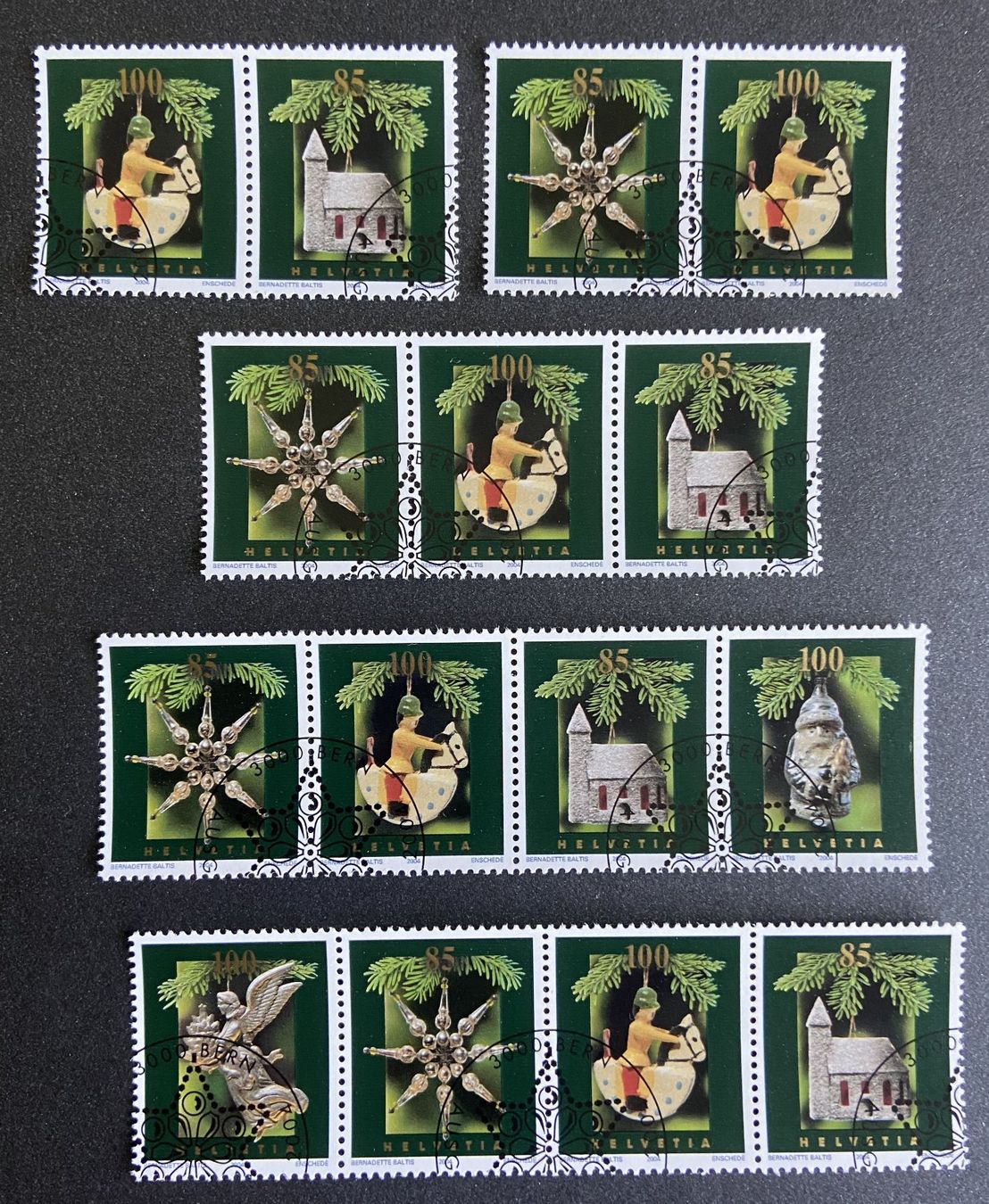 Alle Briefmarken: Sonderblock Weihnachtsmarken 2004 – Gebraucht aus Böckten von Hansi36