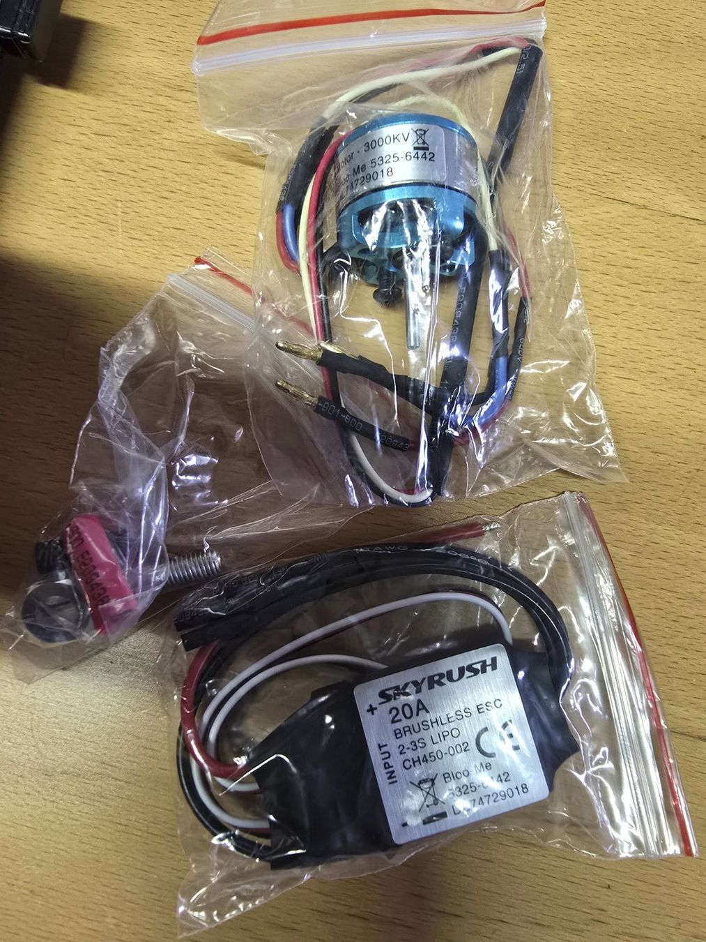 Motoren: Heckantrieb + ESC für Sikorsky X2 oder anderes – Neu und originalverpackt aus Wollerau von Skyrush