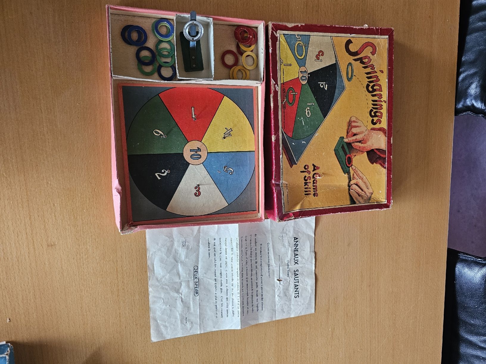 Spiele: Spear & Games Springrings Geschicklichkeitsspiel alt – Gebraucht aus Niederrohrdorf von DieBuechersammlerin 1