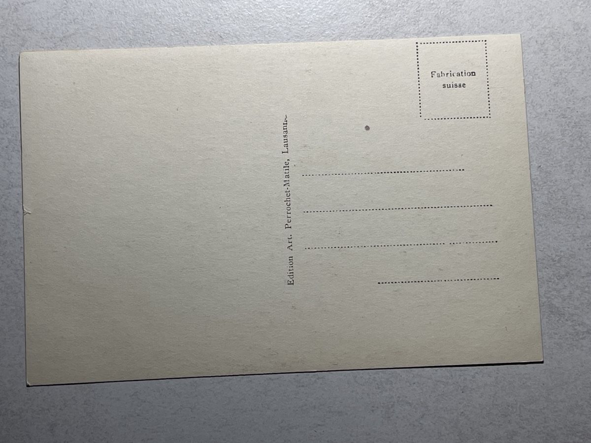 Cartoline postali: Greyerz, La rue et le crucifix – Usato da Strengelbach venduto da Aschatan5 1
