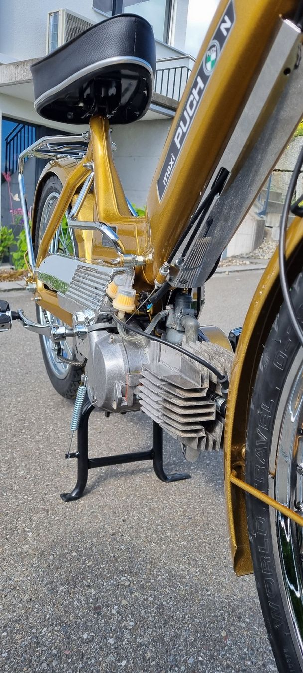 Puch Mofas: Puch Maxi N Neuaufbau Candy gold – Gebraucht aus Weinfelden von Vwaudi90 5