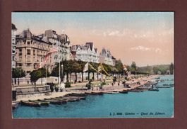 GENEVE - Quai du Léman - 1929