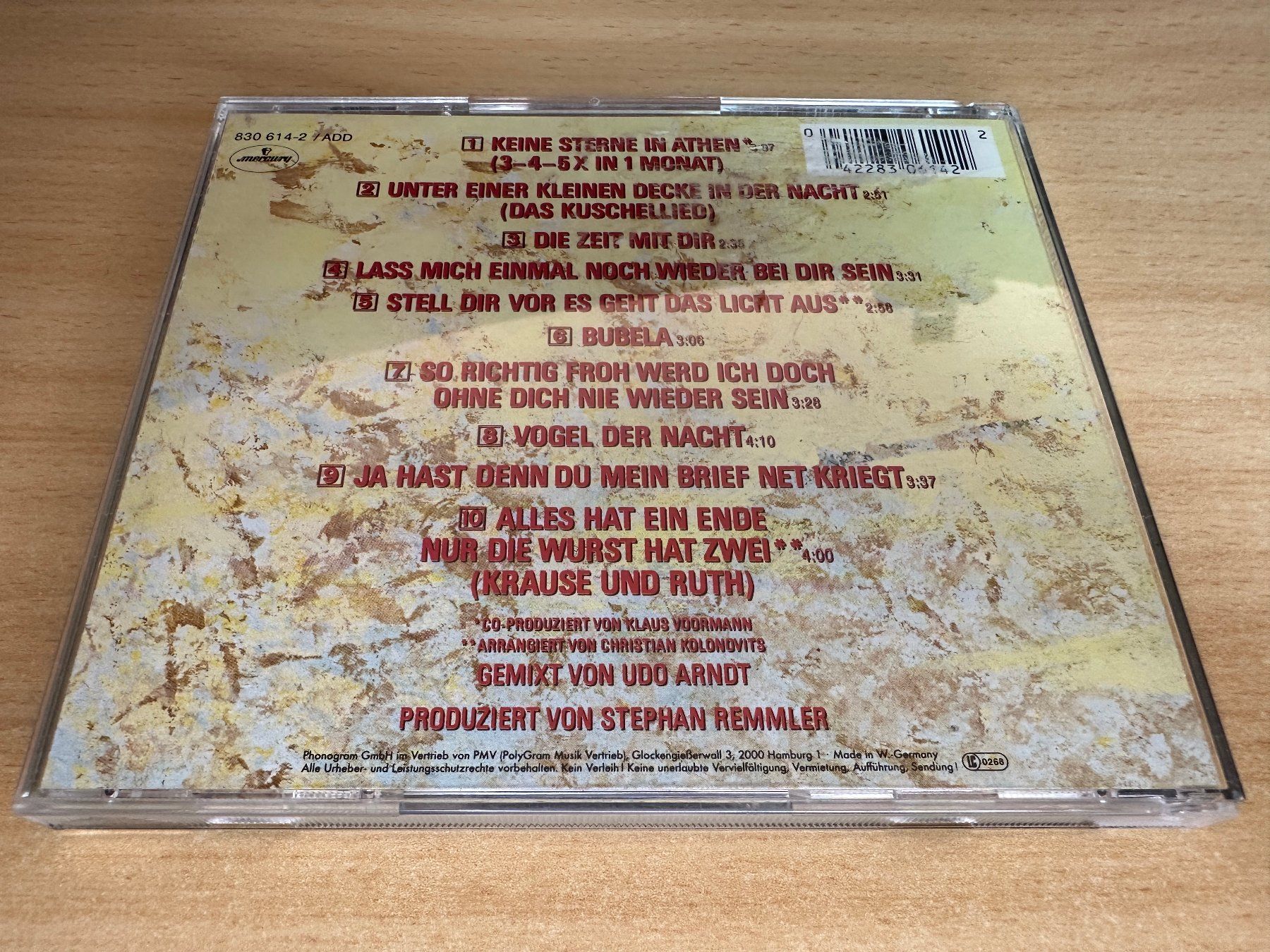 CD: V1 Stephan Remmler – Stephan Remmler – Usato da Rikon im Tösstal venduto da Alpenmutz 1