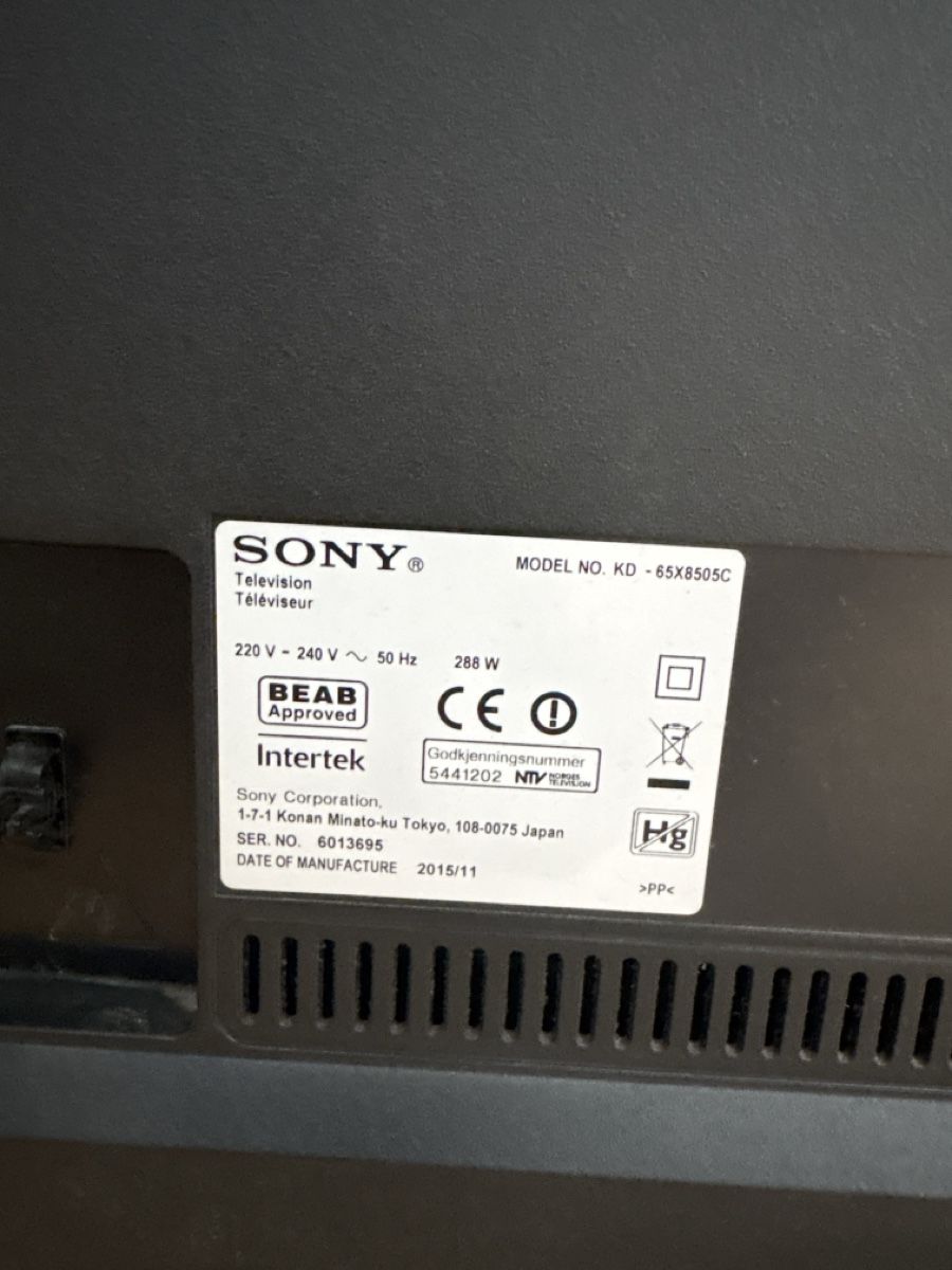 Sony Televisori: Sony 65 Zoll – Usato da Zug venduto da janis6r 2