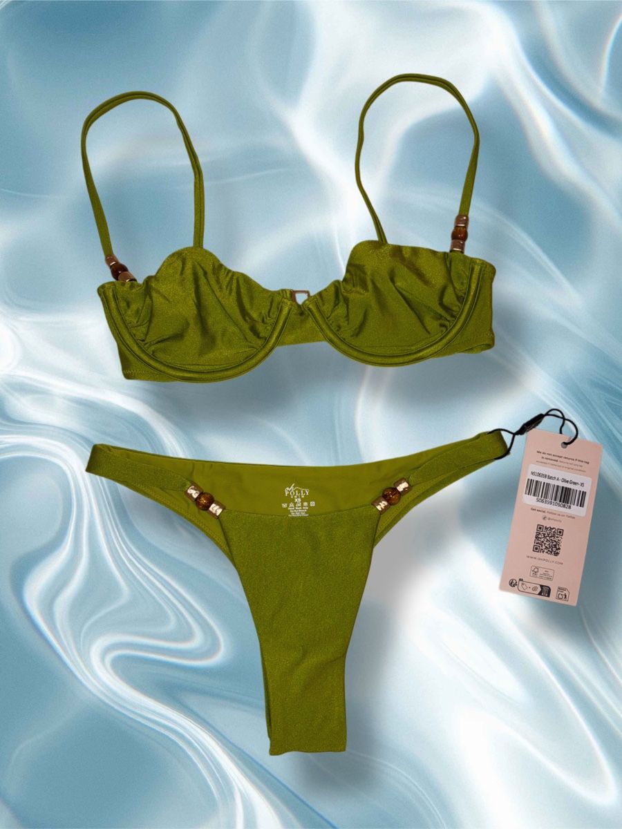 Costumi da bagno & Bikini: Bikini vert – Nuovo e nell'imballaggio originale da Crans-Montana venduto da fel_lh7c