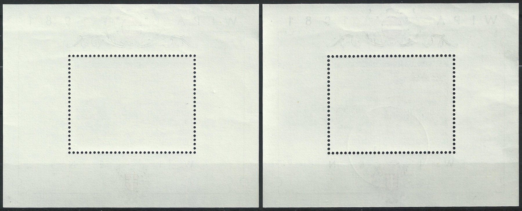Alle Briefmarken: 1981 Briefmarkenausstellung "WIPA 1981" – Gebraucht aus Wittenwil von Khunruedi 3
