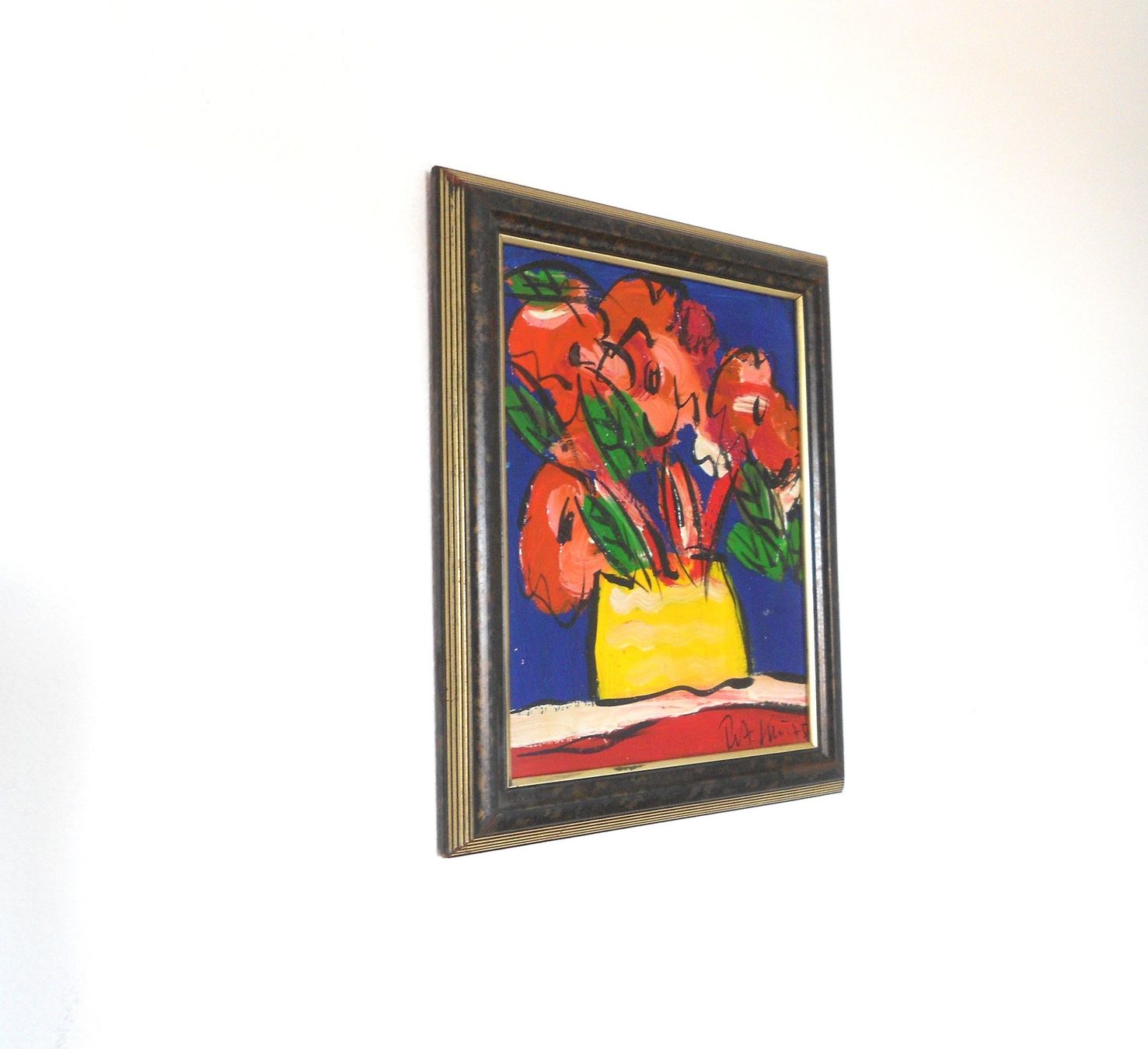 Dipinti: Peter Robert Keil Blumenstrauss 75 - Neo Expressionismus – Usato da Dübendorf venduto da ArtExpression 1