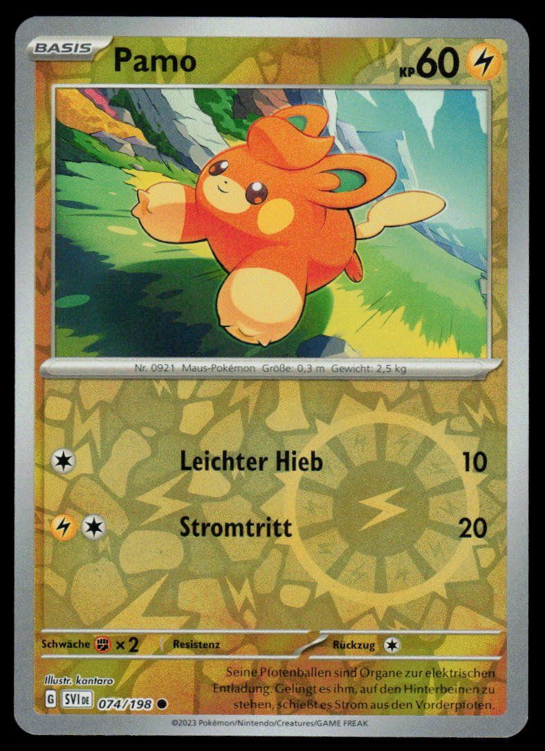Pokémon Carte collezionabili: Pokemon Pamo 074/198 – Usato da Herisau venduto da Pokemon2025