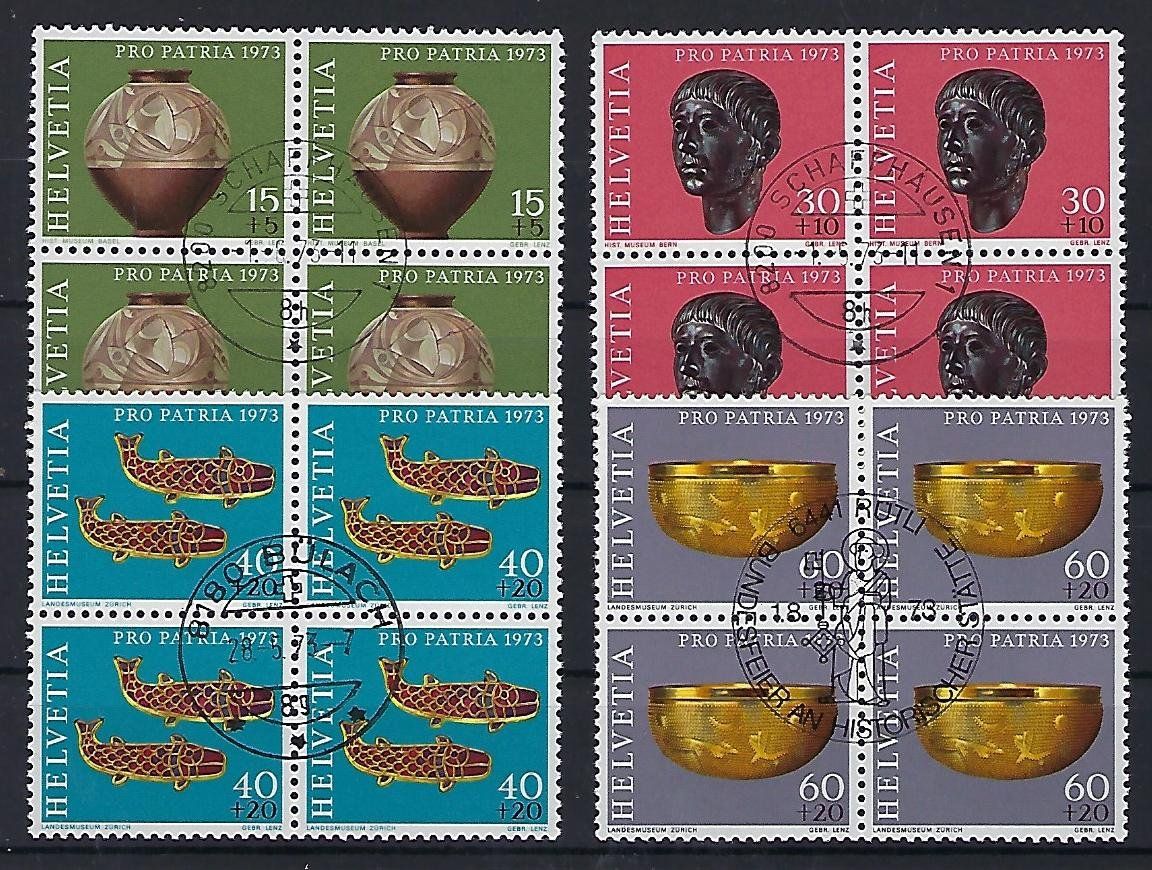 Tutti i francobolli: 1973  Pro Patria Viererblocks 14965 – Usato da Lunden venduto da Animus999