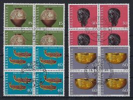 1973  Pro Patria Viererblocks 14965