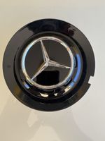 Mercedes Felgendeckel Stern Schwarz Chrom Guter Zustand