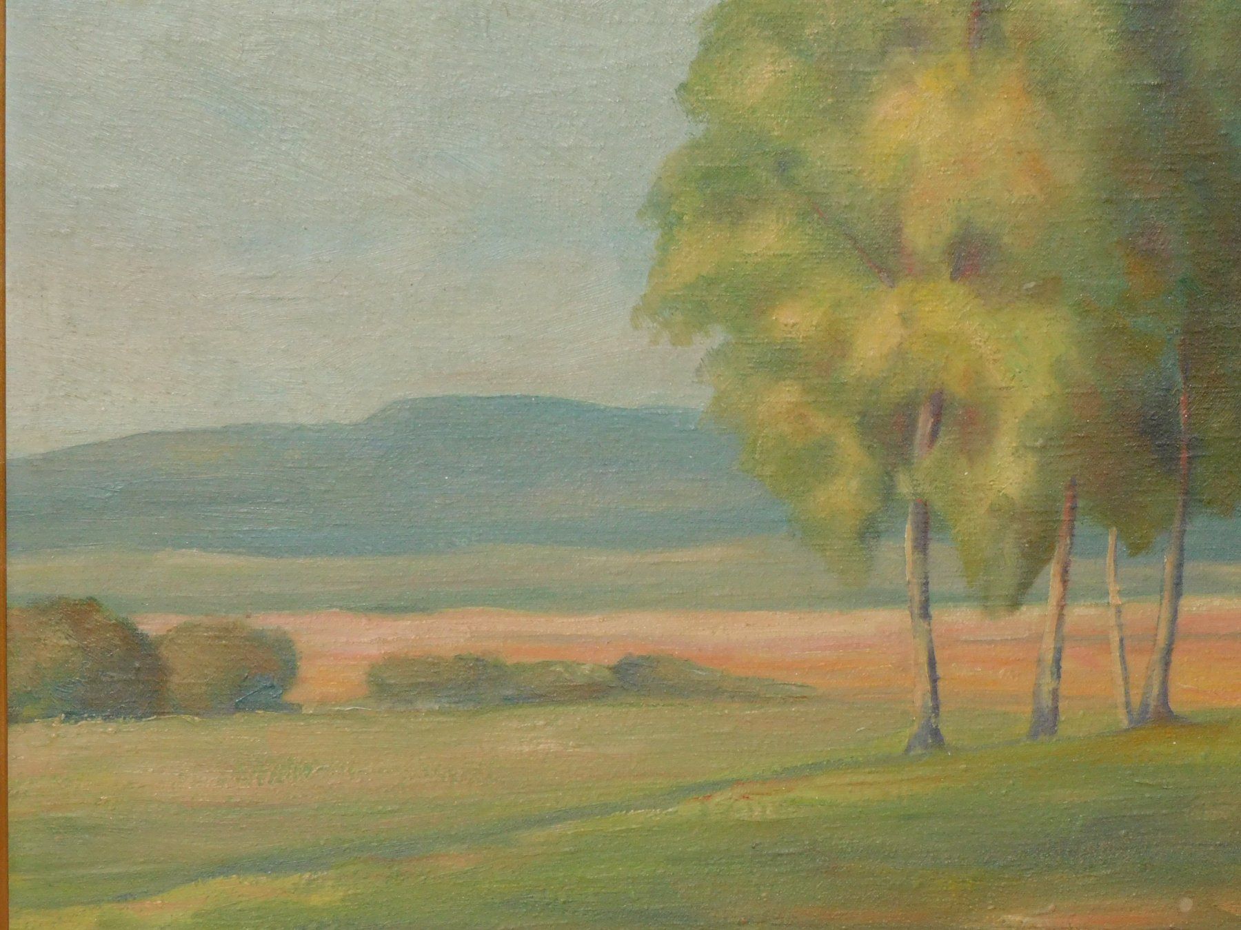 Dipinti: Kunst Gemälde gr Landschafts Gemälde - Leben - Ölgemälde sig – Usato da Sursee venduto da 76 3