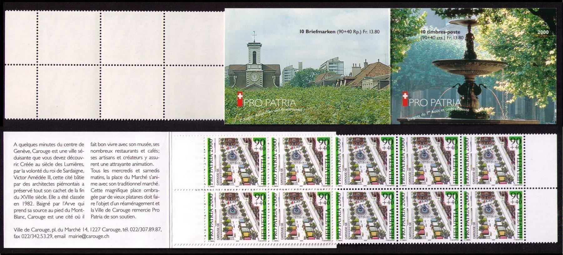 Tutti i francobolli: 2000_B271_PRO PATRIA 2000_Markenheft Nr. 12 ! ** – Nuovo (secondo la descrizione) da Marthalen venduto da Ch_quality 1