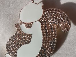 Swarovski Brosche Eichhörnchen gos
