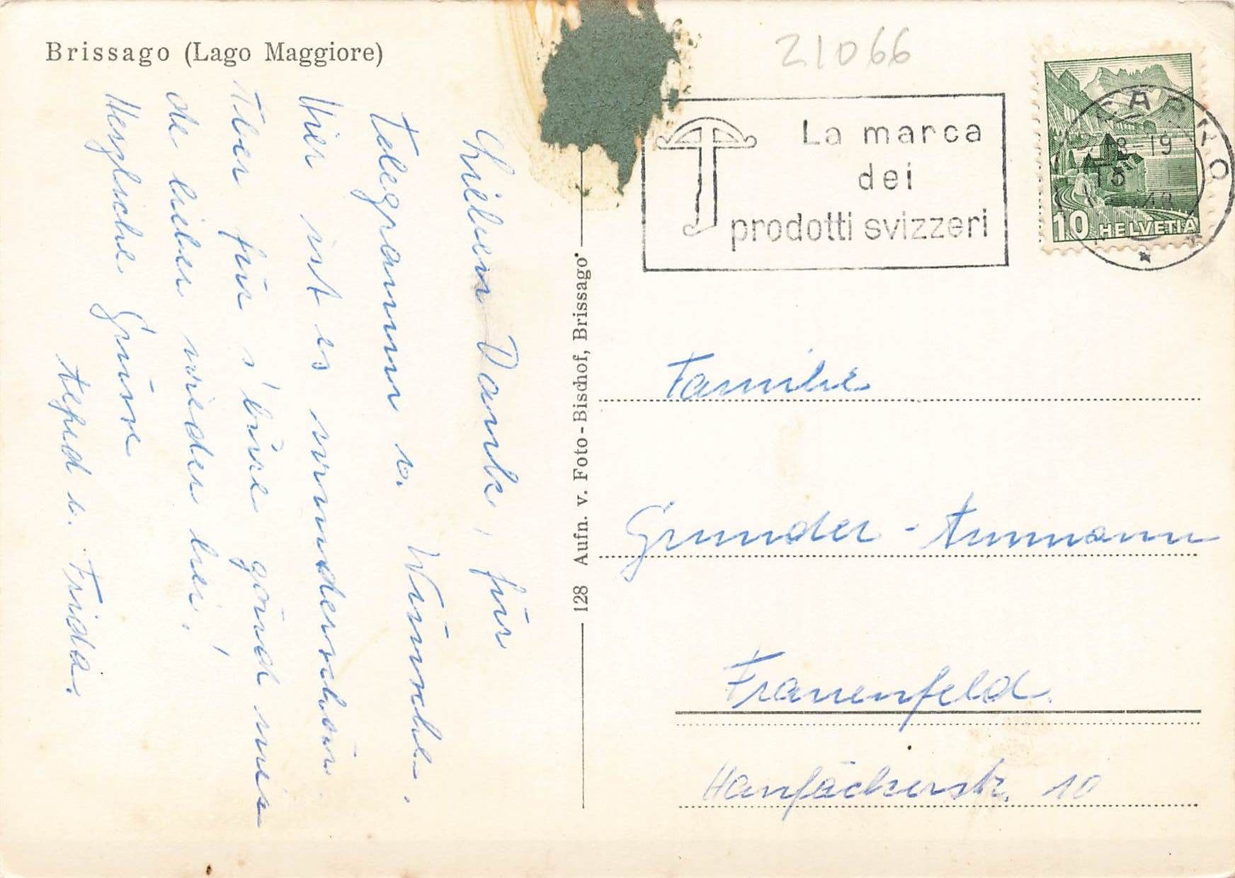 Cartes postales: Brissago G – D'occasion à Biasca par Blenio71 1