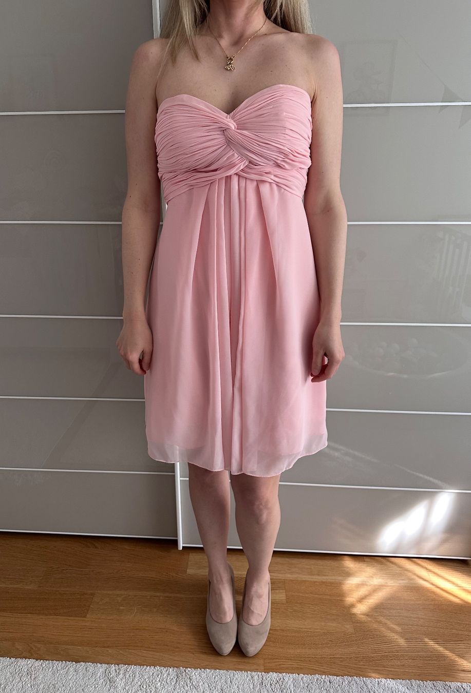 Vestiti: Elegantes, rosa Kleid- Gr.38 – Usato da Basel venduto da Meli-92 3