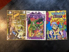 Comic Sammlung (3 Hefte) - Wimmen's, Dragon… vintage.