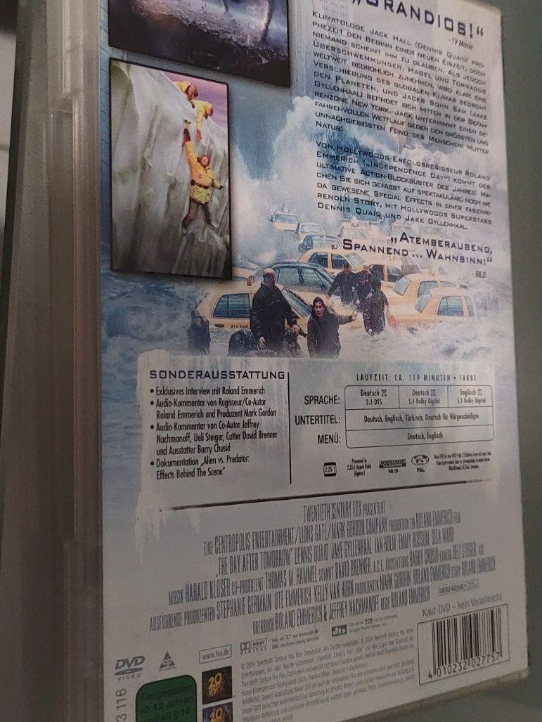 Tutti i DVDs: The Day After Tomorrow DVD – Usato da Dottikon venduto da Oldyfreak 1