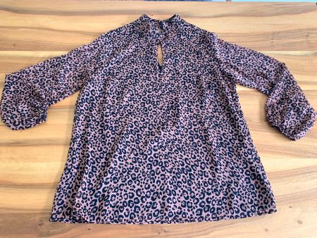 Lizalù Lizalu edle Animalprint Bluse Grösse M