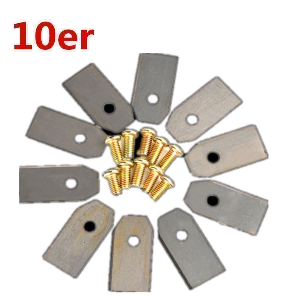Tagliaerba: 10x Titan Messer Klingen Mähroboter Set – Nuovo (secondo la descrizione) da Thun venduto da coverall