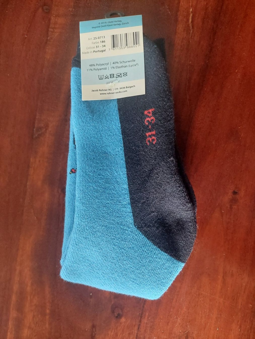 Rohner Chaussettes enfants: Globi Ski Socken 31-34 – Neuf avec emballage d'origine à Beckenried par Havacola 4