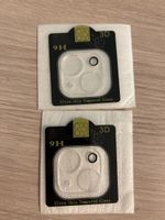 2x iPhone 14 Kameraschutz, 9H Panzerglas + Reinigungstücher