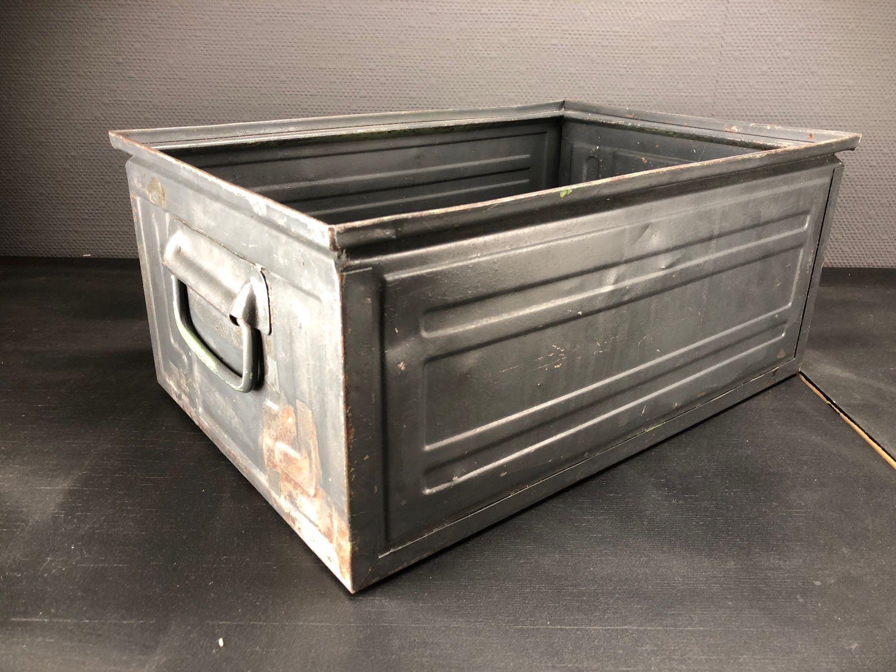 Barattoli: Schöne Lagerbox, Anthrazit-Farben, Industrial Style – Usato da Laufenburg venduto da industrial-silence