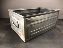 Schöne Lagerbox, Anthrazit-Farben, Industrial Style