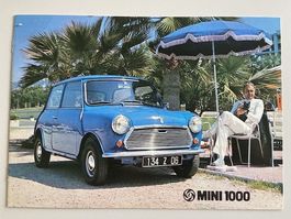 British Leyland MINI 1000 Prospekt 1976 1977 CH-dt. brochure