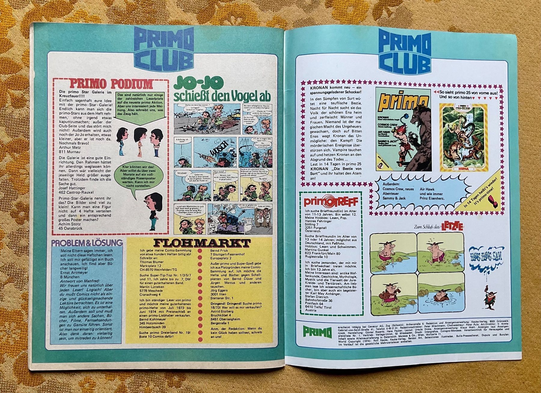 Fumetti: Primo Heft Nr 24 von 1974 – Usato da Endingen venduto da nathan05 8