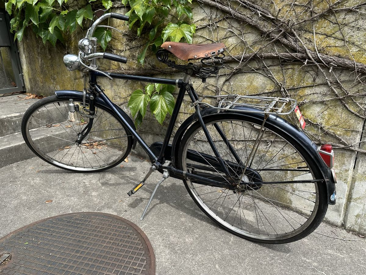Biciclette: Oldtimer Velo ca. 1951 in dunkelblau – Usato da Binningen venduto da Globe_21 1