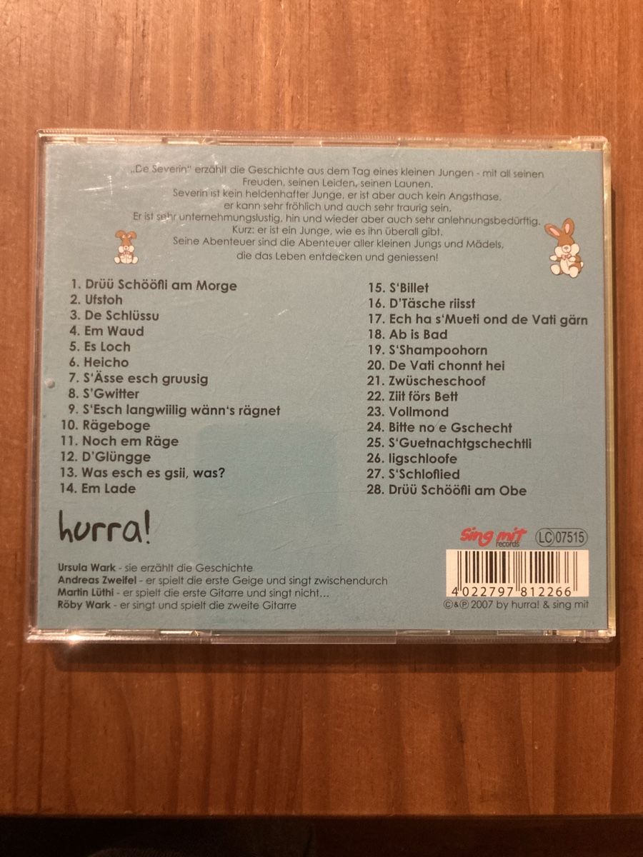 CD: CD De Severin… us em Läbe vome chline Bueb – Usato da Gachnang venduto da elvira007 2