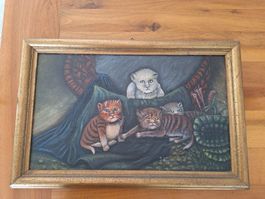 4 Katzen  - Julius Wagner (1888-1980)